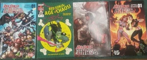 Red Sonja Age Of Chaos 1 Covers A B C D Dynamite Comic Book - Picture 1 of 1