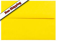 25 A2 Bright Yellow 70lb Envelopes for Greeting Cards Invitations Shower Inserts