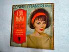 CONNIE FRANCIS FOR MAMA RARE MGM LP record INDIA INDIAN VG+