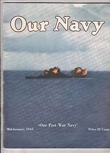 LA NOSTRA RIVISTA MARINA METÀ GENNAIO 1945 - Foto 1 di 3
