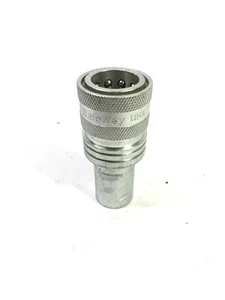 Safeway S75-15 Hydraulic Female Quick Coupler 3/4-16 O-Ring Boss X 1/2” Body - Picture 1 of 6
