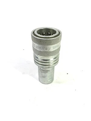 Safeway S75-15 Hydraulic Female Quick Coupler 3/4-16 O-Ring Boss X 1/2” Body - Image 1 of 4