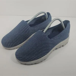 Skechers Womens Goga Mat Blue Casual Shoes Sneakers Size 7.5 - Picture 1 of 8