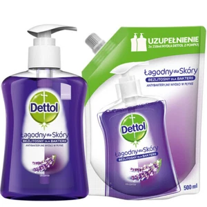 Dettol / Sagrotan Handseife Flüssigseife 250 ml + Nachfüller 500 ml Lavendel - Bild 1 von 3