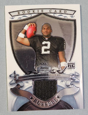 JaMarcus Russell 2007 Bowman Sterling Game-Used Jersey Rookie Card (297)