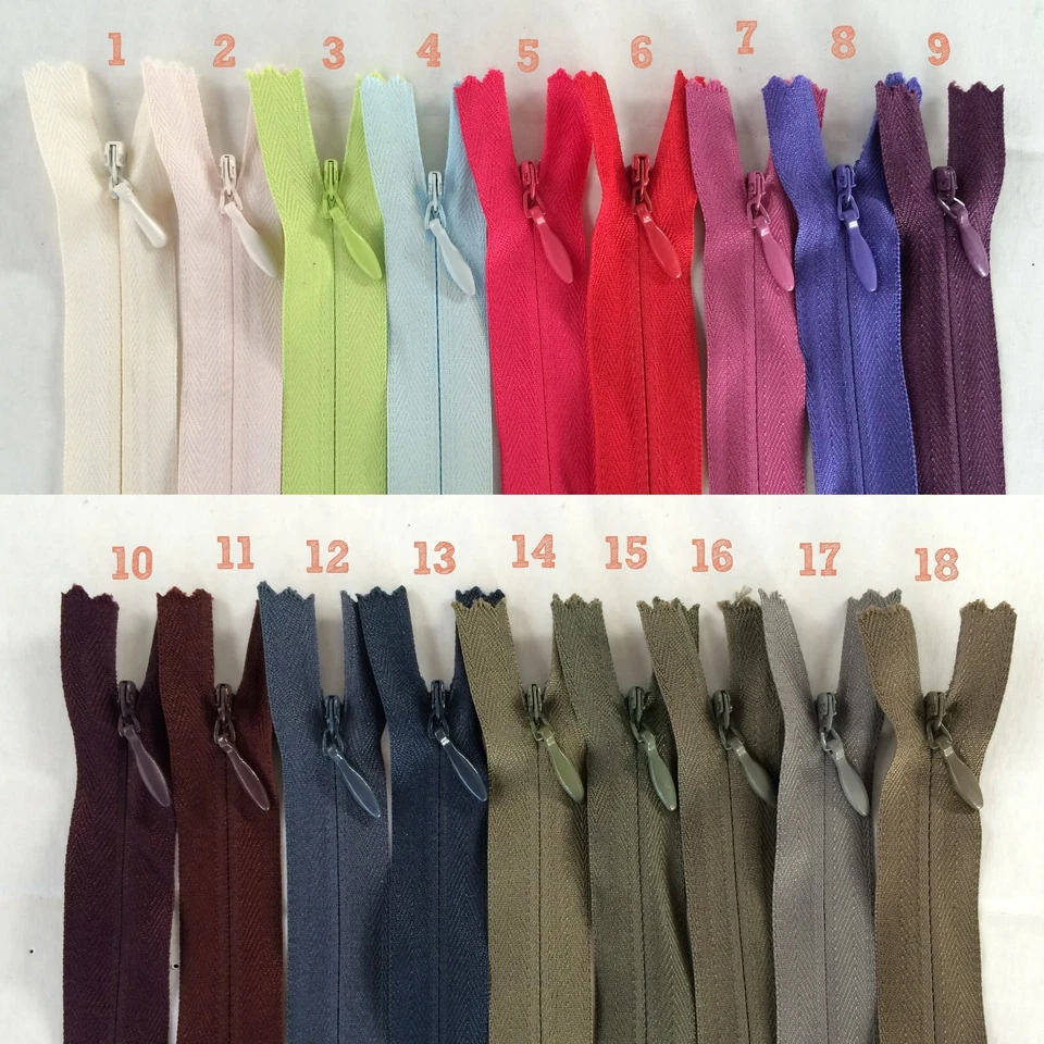 Cremalleras invisibles de extremo cerrado de 24" pulgadas - IV24 Foto 1 de 1