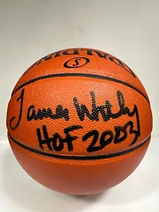 James Worthy Signed Spalding Basketball Lakers 'HOF 2003' PSA 4A34919 - Picture 1 of 2