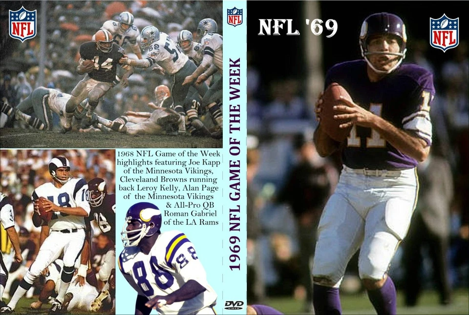 1969 NFL Game of the Week highlights 4 DVDs  - Image 1 of 1