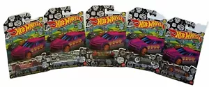 Mattel Hot Wheels Cars Toy 2021 HALLOWEEN SERIES Day of the Dead Skulls 5 PC SET - Picture 1 of 12