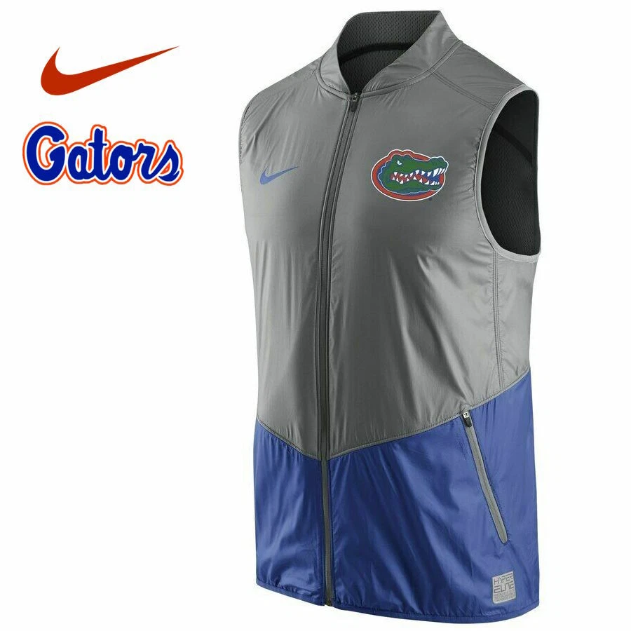 Florida Gators Nike HyperElite Men's Basketball Vest Grey Royal Blue Adult Large - Image 1 of 3