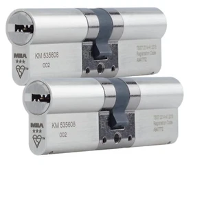 Mila KA Pair Anti-Snap 3 Star Diamond Grade Euro Cylinder Locks for UPVC Doors - Picture 1 of 10