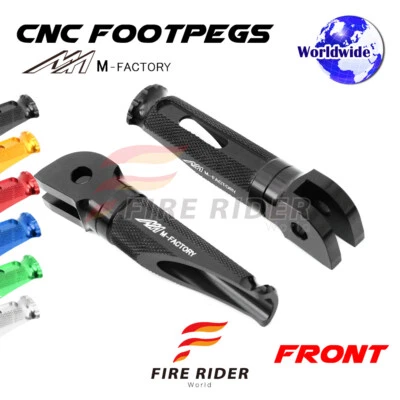 Estriberas delanteras Billet CNC para Honda CBR1000RR 2004-2007 04 05 06 07 FRW Foto 1 de 4