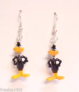 Orecchini pendenti classici Looney Tunes Show Daffy Duck 1" minifigure figure figure - Foto 1 di 2