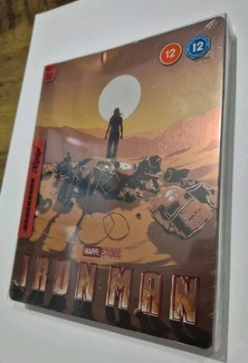 IRON MAN - UK EXCLUSIVE MONDO 4K + BLU RAY STEELBOOK Sealed Damage (B) - Image 1 of 4
