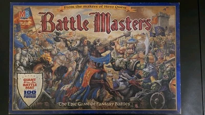 Milton Bradley Battle Masters Board Game 100% Complete Unbroken  - Image 1 of 4