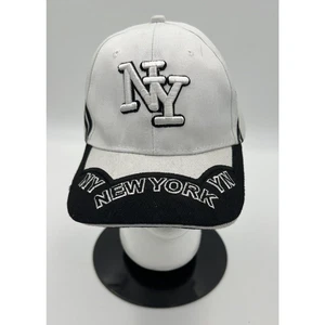 Mütze Kappe New York schwarz & weiß verstellbar gesticktes Logo - Bild 1 von 6
