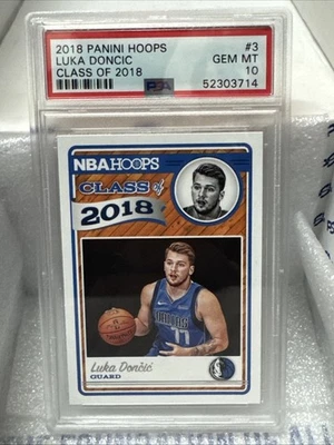 2018-19 Panini NBA Hoops Clase de 2018 Luka Doncic RC Rookie #3 PSA 10 Foto 1 de 2
