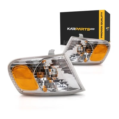 Par de luces de señalización para Toyota Corolla 2001-2002 lado conductor y pasajero con bombillas Foto 1 de 4
