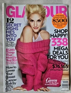 Glamour Magazine Oct 2009 Gwen Stefani On Cover - Picture 1 of 10