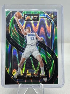 2024-25 Select Tristan Da Silva Premier Level RC #167 Tectonic Green Prizm SP - Picture 1 of 9