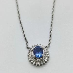 Collar Joyería Zafiro 1.22ct Platino 4739655 SIN TARIFA - Imagen 1 de 10