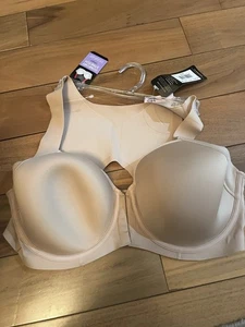Sujetador Bali Mujer Soporte Cierre Frontal Cool Comfort Beige Talla 38D Estilo 3450 Bajo - Imagen 1 de 10