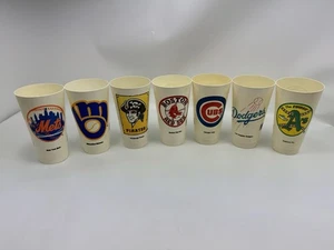 Rare 1981 All Market Promotions Plastic MLB Cup- 8 total Red Sox, Brewers, etc - Picture 1 of 9