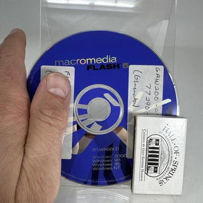 Macromedia Flash 5 for Microsoft Windows 95-98-NT-2000 VINTAGE SOFTWARE - Image 1 of 2