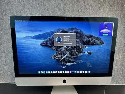 Apple iMac 27” Late 2013 i5 3.4GHz 8GB 1TB GTX 775M Working w/ Keyboard - Image 1 of 4