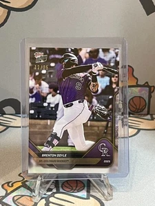 2025 Topps Now Road to Opening Day Rockies #OD-267 Brenton Doyle White Foil /25 - Picture 1 of 2