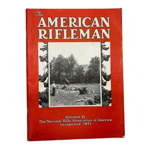 The American Rifleman Magazine June 1937 Vintage Collectible Historical Issue - Imagen 1 de 2