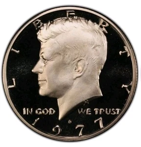 Medio dólar Kennedy 1977 S graduado PCGS PR70 DCAM prueba sin circular EXCELENTE POP 50c - Imagen 1 de 12