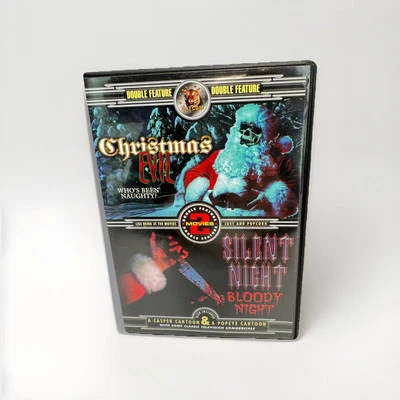 CHRISTMAS EVIL (1980) & SILENT NIGHT, BLOODY NIGHT (1973)~2001 DBL FEAT DVD Cat - Image 1 of 4