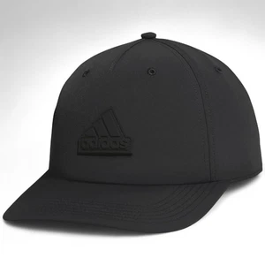 adidas Men's Sport Snapback Hat Black Adjustable Snapback Cap NEW w/ Tag - Picture 1 of 14