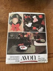 McCall's 5380 Avon Schnittmuster Weihnachtsdeko 10 Bastelmotive Ornament Kranz - Bild 1 von 5