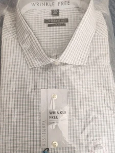 Neu Van Heusen Gr. 18,5 36/37 Slim Fit Herrenhemd faltenfrei  - Bild 1 von 8