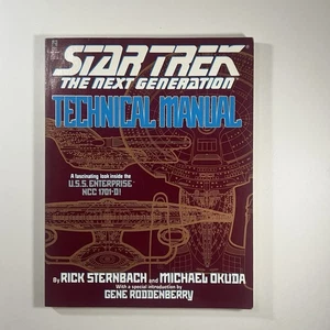 Star Trek TNG Technical Manual by Michael Okuda & Rick Sternbach (1991, PB) - Bild 1 von 10