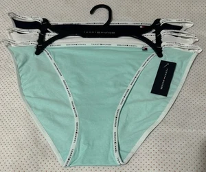 Tommy Hilfiger Women’s Bikini Briefs Cotton Stretch String Elastic New 3-Pack XL - Picture 1 of 7