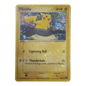 Pokemon Pikachu 12/17 - POP Series 5 Double Swirl & Holo Bleed (VERY RARE) - Bild 1 von 5