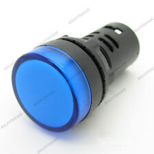 5 pz blu 22 mm AC/DC 110 V LED indicatore luminoso segnale di alimentazione lampada AD16-22D/S