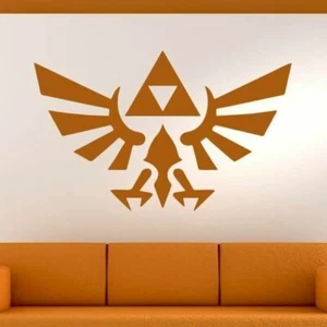 Zelda Triforce Logo Wall Art Sticker - Picture 1 of 25