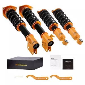 MaXpeedingrods COT6 COILOVER 24 STEP DAMPER STRUTS KIT FOR SUBARU OUTBACK 98-03 - Picture 1 of 11