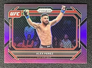 2023 Panini Prizm UFC Alex Perez #26 Purple Prizm 058/149 - Flyweight - Bild 1 von 2