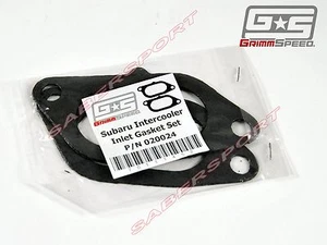 GRIMMSPEED TMIC INTERCOOLER Y-PIPE INLET 3X THICK GASKET PAIR FOR 02-13 WRX STI - Picture 1 of 3