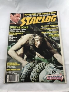 Starlog April 1984 #81 SciFi Magazine Indiana Jones Greystoke Alan Dean Foster - Picture 1 of 2