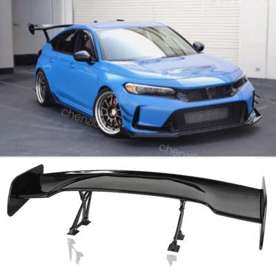 For Honda Civic 47" Black Rear Trunk Spoiler Racing GT Wing Adjustable Foto 1 de 4
