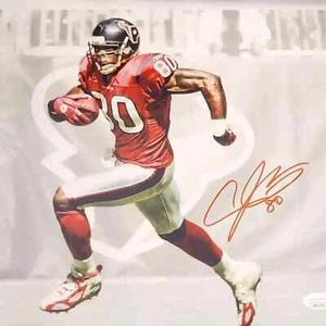 Andre Johnson Signed 11X14 Texans Photo SPOT LIGHT METALLIC JSA Autograph COA - Picture 1 of 1