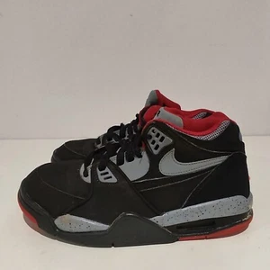 Nike Air Flight 89 Jordan Turnschuhe Schuhe Sneaker Black Cement - Größe 4 UK - Bild 1 von 7