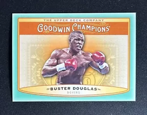 Carta da boxe 2019 mazzo superiore Goodwin Champions Buster Douglas #98 verde SP WBA - Foto 1 di 2