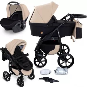 GaGaDumi Boston 3 en 1 Cochecito para Bebé con Silla de Auto Carrito de Bebé - Imagen 1 de 17